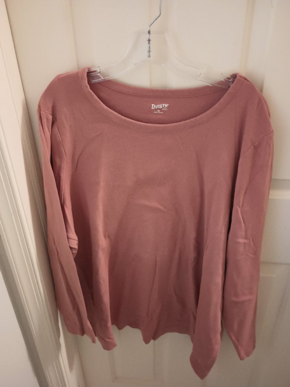 Duluth women's 3x long sleeve crewneck top